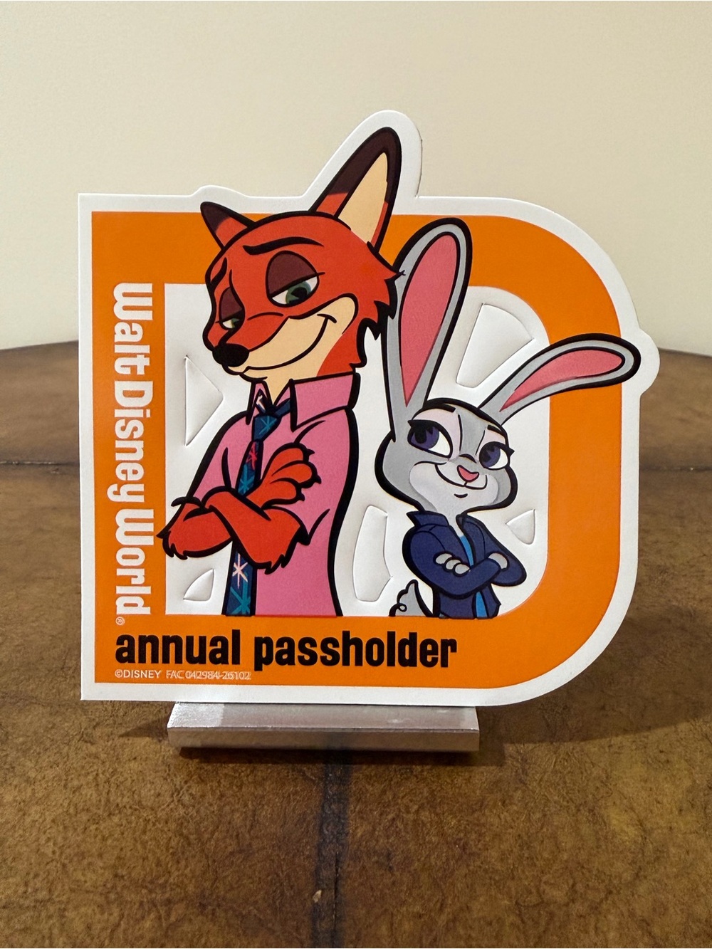 New 2026 Authentic Disney World Annual
Passholder Zootopia Nick & Judy Magnet